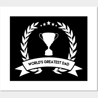 World's Greatest DAD (White) Posters and Art